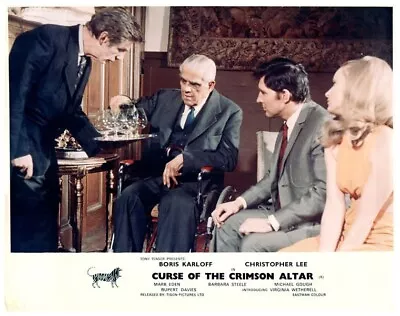 Curse Of The Crimson Alter 1968 Original Lobby Card Boris Karloff Mark Eden • $29.99