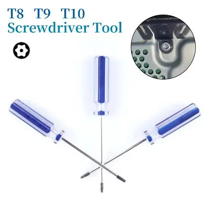 T8 T9 T10 Torx- Security Magnetized TamperProof Screwdriver Tool Xbox 360 PS3 UK • £3.17