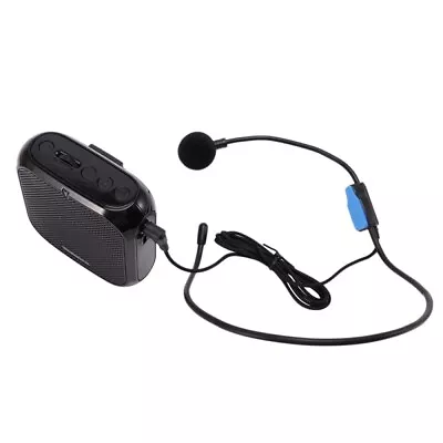 Rolton Portable Voice Amplifier Booster W/ Wired Microphone Speaker FM MP3 Radio • $20.99