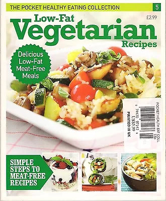 Low-Fat VEGETARIAN Recipes POCKET Healthy Meat Free Lecho Tabbouleh Gnocchi Soup • $9.89