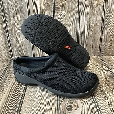 Merrell Shoes Womens Grip Air Cushion Mules Comfort J00970W Black Size 10 • $39.99