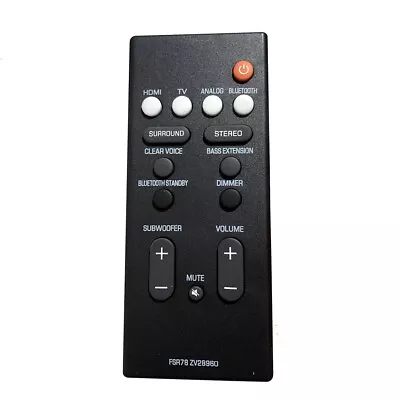 Audio Speaker Soundbar Remote Control For YAMAHA YAS-106 ATS-1060 FSR78 ZV28960 • $12.35