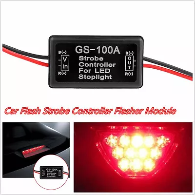 £8.39 • Buy 1 Pcs 12V GS-100A Car Truck LED Light Flash Strobe Controller Flasher Module Box