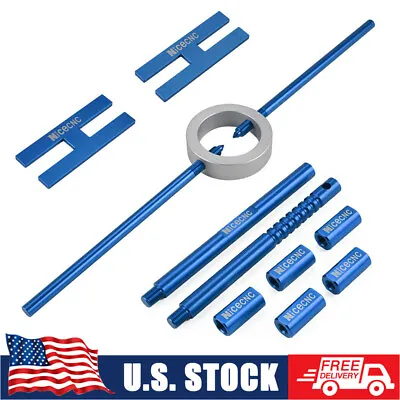 Fork Spring Compressor Kit Fork Bleeding Tool Universal For 50-1300cc Motorcycle • $51.29