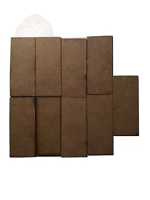 2mm MDF Bases 75mm X 25mm Pack Of 9 • £1