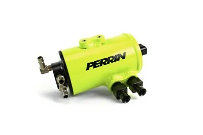 Perrin Air Oil Separator (Neon Yellow) For 2002-2014 WRX / 2004-2020 STi W/ FMIC • $437.58