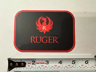 RUGER Sticker Patch 5 Inch - Matte Black High Quality Logo & Thick Large • $9.95