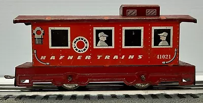 Vintage Metal O-27 Scale Wyandotte Hafner Trains Caboose # 41021 • $9.99