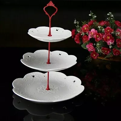 Tier Cake Cupcake Plate Stand Handle Wedding Fitting Hardware Party Decor Rod • £3.59