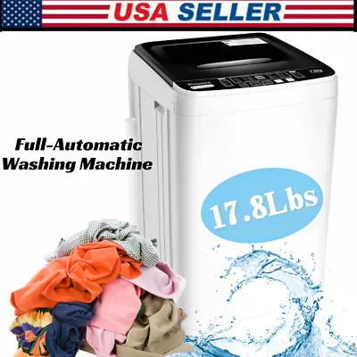 Portable Washing Machine 17.8 Lbs Full Automatic Compact Washer Dryer Apartment~ • $193.99