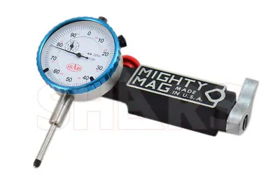 Mighty Mag 400-3 Universal Magnetic Base + 0 - 1  Dial Indicator USA P] • $29.95