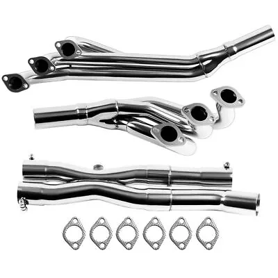 Stainless Exhaust Polished Headers For BMW E30 325i/325iX/325is 86-91 2.5L 2.7L • $165.99