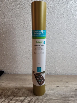 $6 • Buy Cricut Premium Vinyl Gold Roll 12 X48  Removable Matte