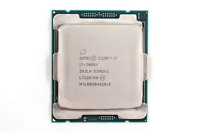 Intel Core I7-7800X 6-Core 3.50GHz 8.25MB LGA 2066 CPU P/N: SR3L4 Tested Working • $35.99