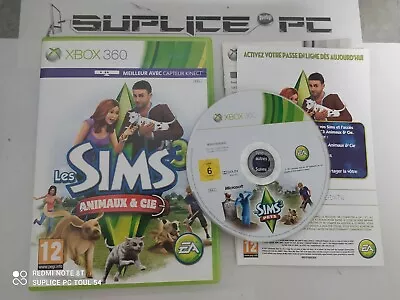 The Sims 3 Animals & Cie (with Record) - Xbox 360 - Game Fr • £23.35