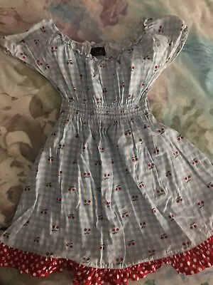 Girl’s Sz 5 OOBI Cherries Dress • $9