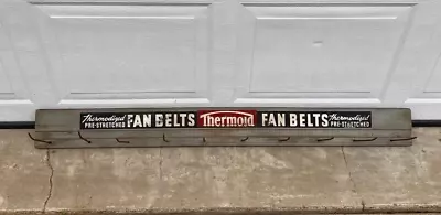 Vintage Thermold Fan Belts Hook Rack Store Garage Display Gas Oil Sign • $149.95