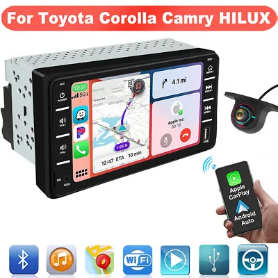 $164.90 • Buy 2+32GB Android 12 Car Carplay Radio GPS Head Unit For Toyota Corolla Camry HILUX