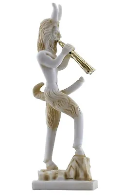 PAN Faunus Greek Wild Nature God Penis Phallus Figurine Statue Sculpture 11.4in • £43.83