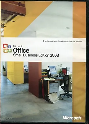 One (1) Microsoft Office 2003 Small Business Edition W/ Key • $9.99