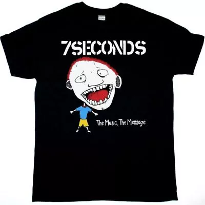 7 Seconds The Music The Message New Black T Shirt • $21.99