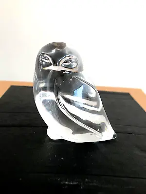 Hadeland Clear Glass Owl Ornament • £11.99