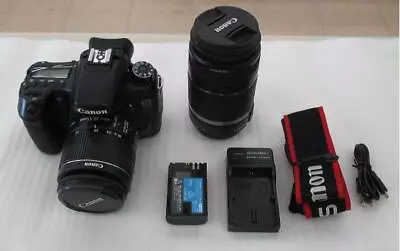 CANON Model Number: EOS70D Double Zoom Kit Digital Single Lens Reflex • $1470.76