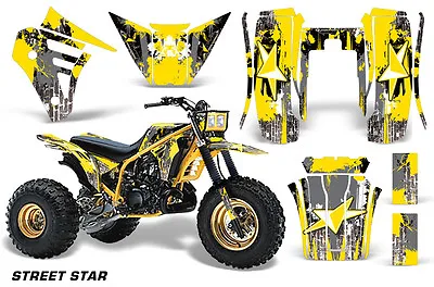 3 Wheeler Graphics Kit Decal Sticker Wrap For Yamaha Tri Z 250 85-86 STSTAR YLLW • $290.56