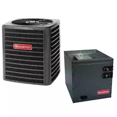 2 Ton 13.4 SEER2 Goodman Central Split AC Condenser & Vertical A Coil - 17.5  • $1959