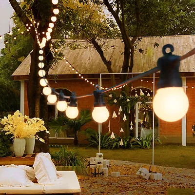 10/15/30M LED Mains Plug In String Fairy Lights Festoon Garden Xmas Tree Outdoor • £25.95