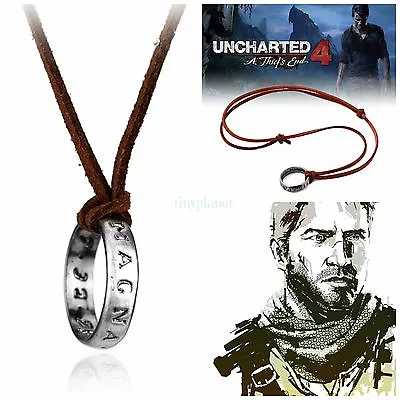 £6.99 • Buy Uncharted Nathan Drake's Ring Necklace Pendant Cosplay Gaming PS4 UK Seller
