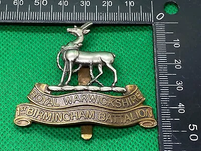 WW1 British Army Royal Warwickshire 1st Birmingham Battalion Cap Badge • $31.81
