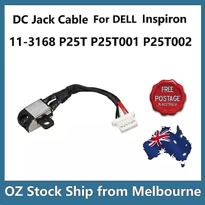 DC Power Jack For DELL INSPIRON 11-3000 11-3168 Series P25T P25T001 P25T002  • $9