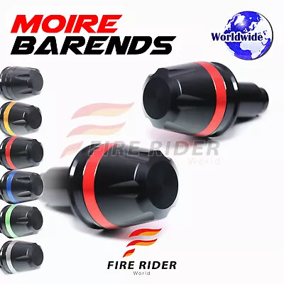 CNC MOIRE Bar Ends Sliders For YZF R1 2006-2009 06 07 08 09 • $19.88