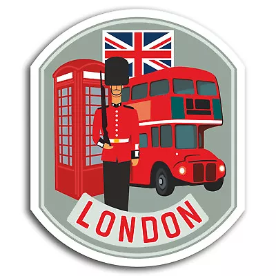 2 X 10cm London England UK Flag Vinyl Stickers - Sticker Laptop Luggage #19495 • £3.99