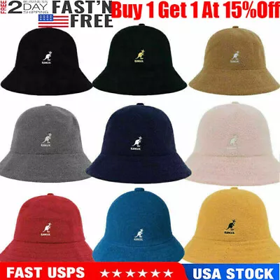 Hip-Hop Classic Kangol Bermuda Casual Bucket Hat CapSports Winter Warm Women Men • $18.69