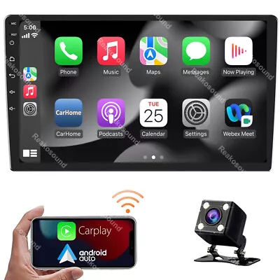 9  Android 11 For Apple Carplay Car Stereo Radio BT GPS WiFi 2Din+Back Up Camera • $69.99