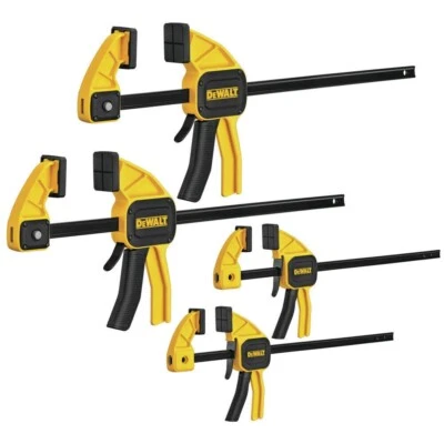 $51.49 • Buy DeWalt DWHT83196 300-lb. Nylon Medium And Large Trigger Clamps 4-Pack New