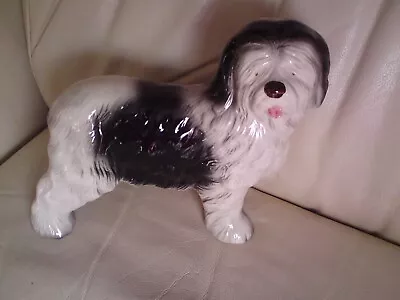 £11.99 • Buy Vintage Large  Melba Ware Old English Sheepdog Dog Figurine ~ VGC.