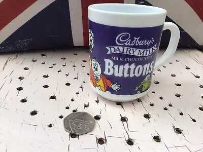 £4 • Buy Vintage Beano Cadbury’s Dairy Milk Chocolate Buttons Arcopal Glass Mug 