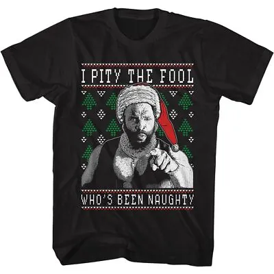 Mr. T. Whos Been Naughty Black Icon Shirt • $25.50