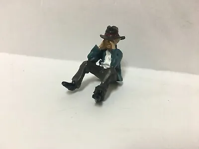 Just Plain Folk # 1092 G-Scale Train Figure* Man Sitting Hobo Hands On Chin *NEW • $9.95