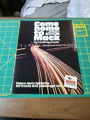 1977 Mack Truck Brochure Heavy Duty Batteries  • $9.31