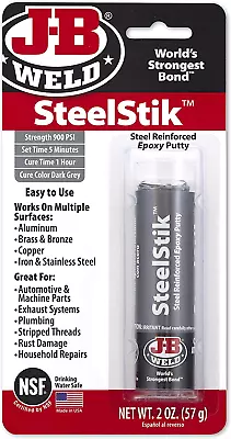 8267 Steelstik Steel Reinforced Epoxy Putty Stick - 2 Oz. • $11.45