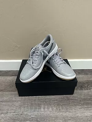 Size 10.5 - Air Jordan 1 Golf Low Wolf Grey Gum Golf Shoes Size 10.5 US • $52