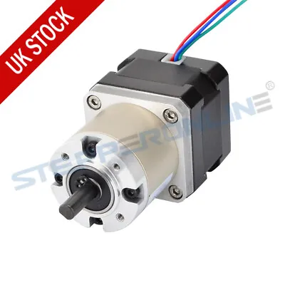 27:1 Planetary Gearbox Nema 17 Stepper Motor 0.4A L=33mm 4-wire CNC 3D Printe • £36.99