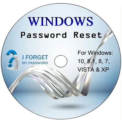 £2.98 • Buy Password Reset  Windows XP, 7, 8, 10  CD DVD