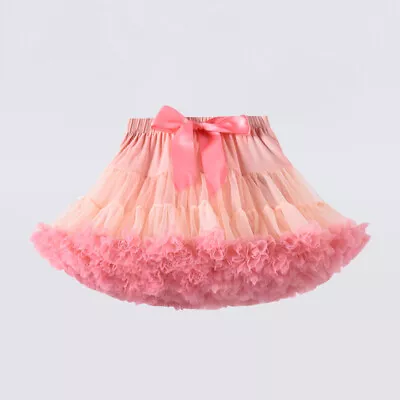 Infant Newborn Girl Tutu Skirt Dance Petticoat Fancy Ballet Fluffy Layer Skirt • £8.69