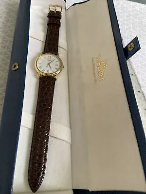 Tissot 18kt Solid Gold  Man Watch Hallmark For 18ct .750 Solid Gold • £460