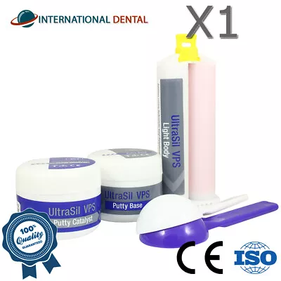 VPS Vinyl Polysiloxane Putty & Light Body Wash Set Dental Impression Material • $25